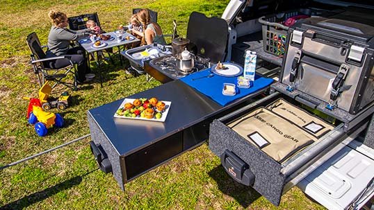 Stainless Steel Benchtop & Utensils Drawer for 2020+ Defender 90/110/130 - Image 2