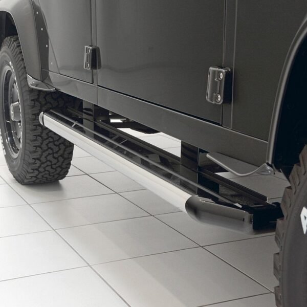 STARTECH Aluminum Running Boards with Stainless Steel Inserts for Land Rover Defender 110 (TD4)