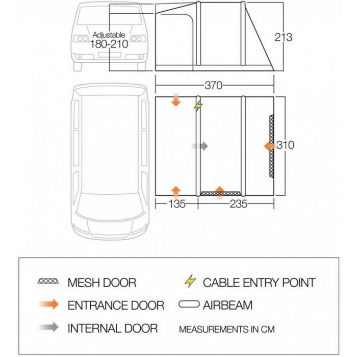 Vango Kela Air TC Awning - Image 7