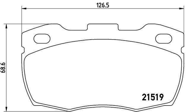 Brembo Brake Pad P 44 015 - Image 2
