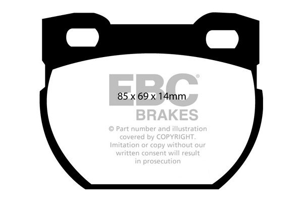 EBC Bluestuff NDX Trackday Brake Pad Set To Fit Rear - Image 3
