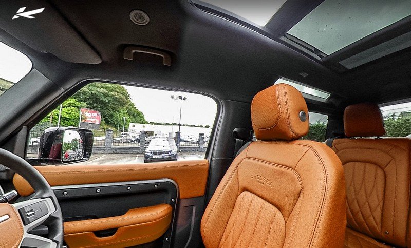 Project Kahn Comfort Leather Interior 360° - Volcanic Yellow Tour for 2020+ Defender 90 - Image 2