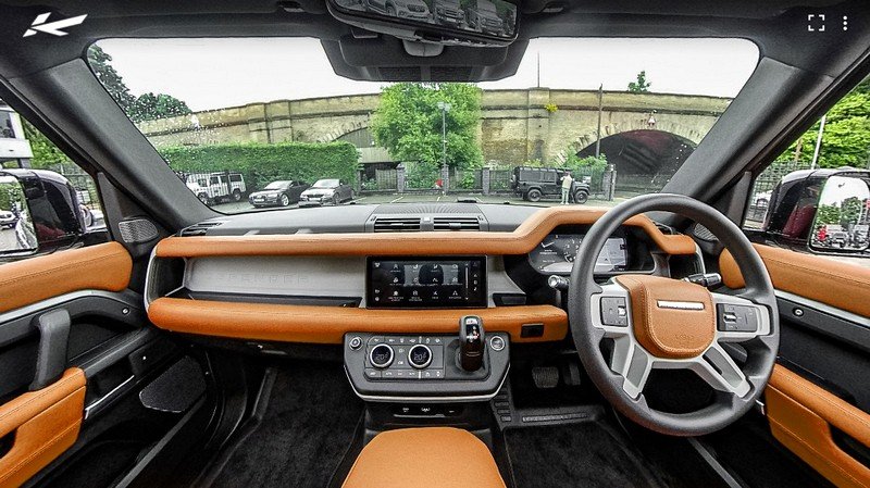 Project Kahn Comfort Leather Interior 360° - Volcanic Yellow Tour for 2020+ Defender 90 - Image 4