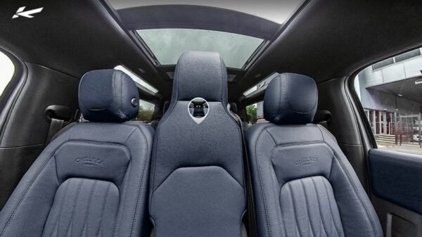 Project Kahn Comfort Leather Interior 360° Tour - Volcanic Blue for 2020+ Defender 90