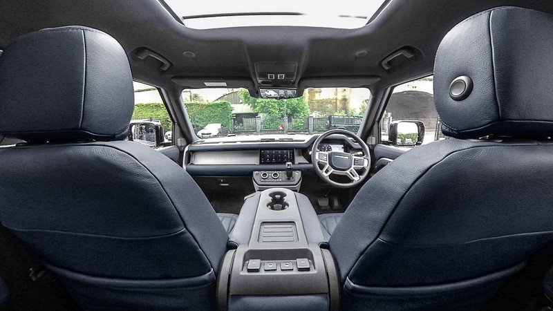 Project Kahn Comfort Leather Interior 360° Tour - Volcanic Blue for 2020+ Defender 90 - Image 2