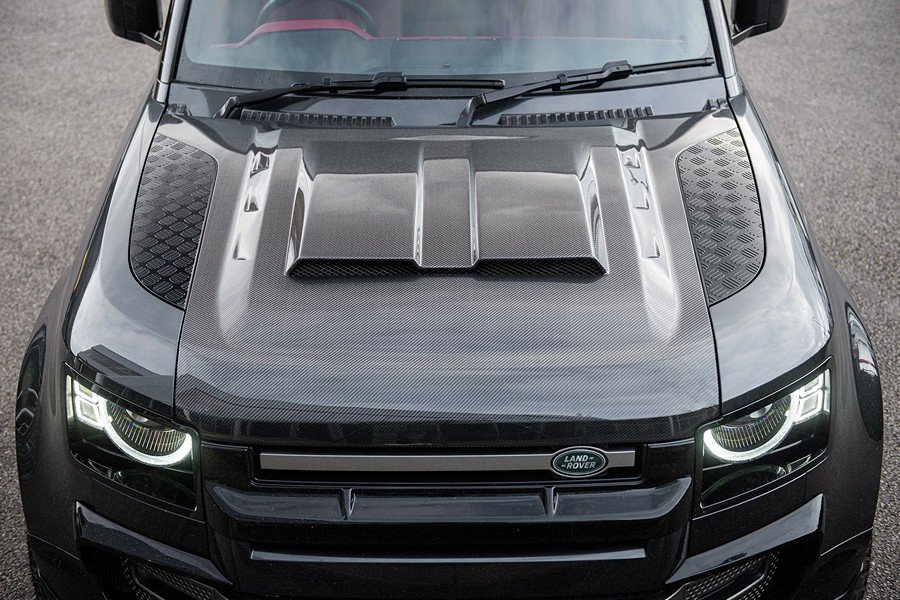 Chelsea Truck Company Exposed Carbon Vented Bonnet for 2020+ Defender 90/110/130