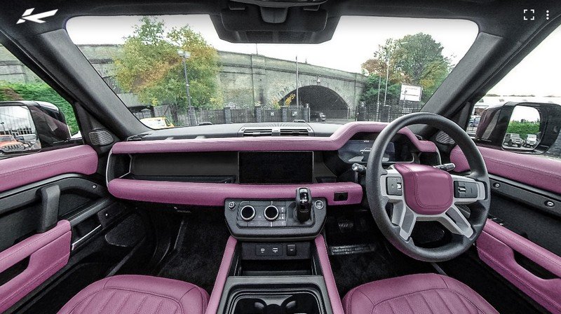 CTC 7 Seats Comfort Leather Interior 360° - Volcanic Pink Tour for 2020+ Defender 110 - Image 3