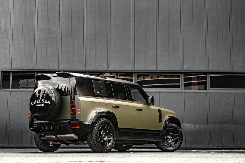 Project Kahn Mondial Retro RS-Forged Light Alloy Wheels - 9x20" Satin Black for 2020+ Defender 90/110/130 - Image 6