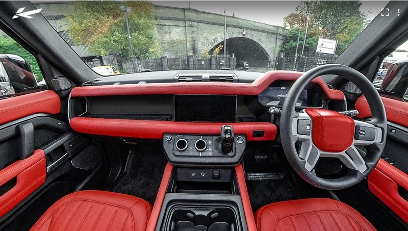 CTC 7 Seats Comfort Leather Interior 360° Tour - Volcanic Red for 2020+ Defender 110 - Image 3