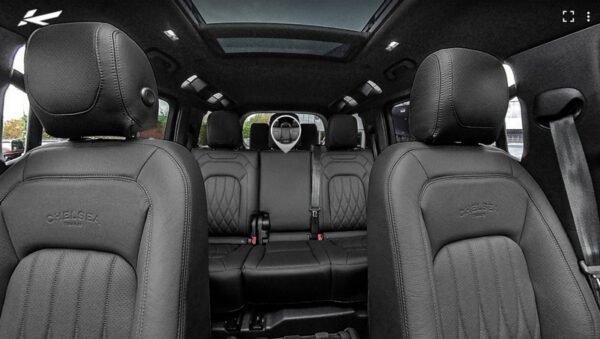 CTC 7 Seats Comfort Leather Interior 360° - Volcanic Black Tour for 2020+ Defender 110