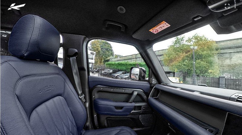 CTC 7 Seats Comfort Leather Interior 360° - Volcanic Blue Tour for 2020+ Defender 110 - Image 4