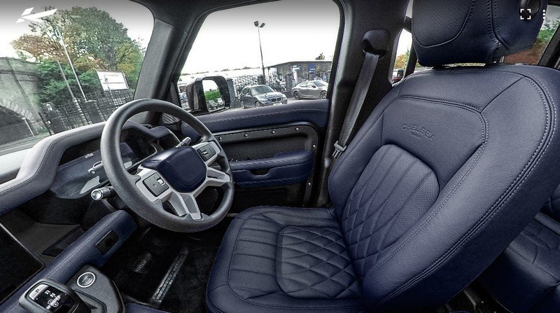 CTC 7 Seats Comfort Leather Interior 360° - Volcanic Blue Tour for 2020+ Defender 110 - Image 2
