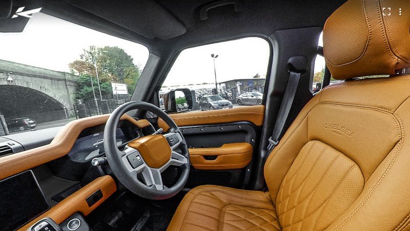CTC 7 Seats Comfort Leather Interior 360° - Volcanic Yellow Tour for 2020+ Defender 110 - Image 2