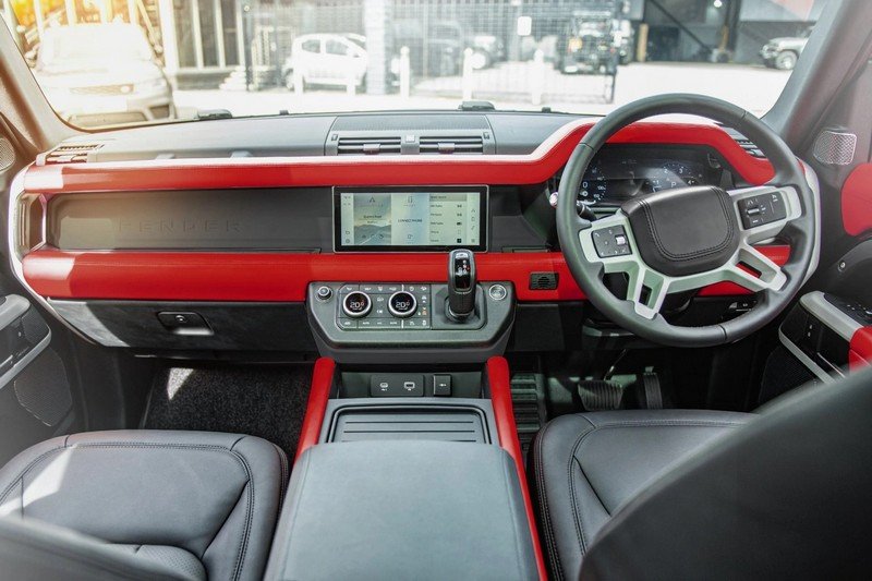 Project Kahn Environment 1: Upper, Middle & Lower Interior - Volcanic Red for 2020+ Defender 110 - Image 3