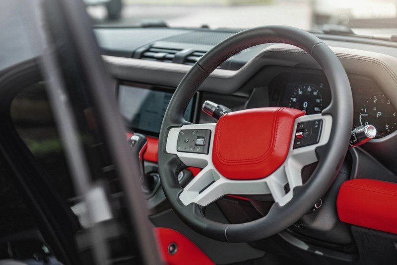 Project Kahn Environment 3: Middle & Lower Interior - Volcanic Red for 2020+ Defender 110 - Image 6