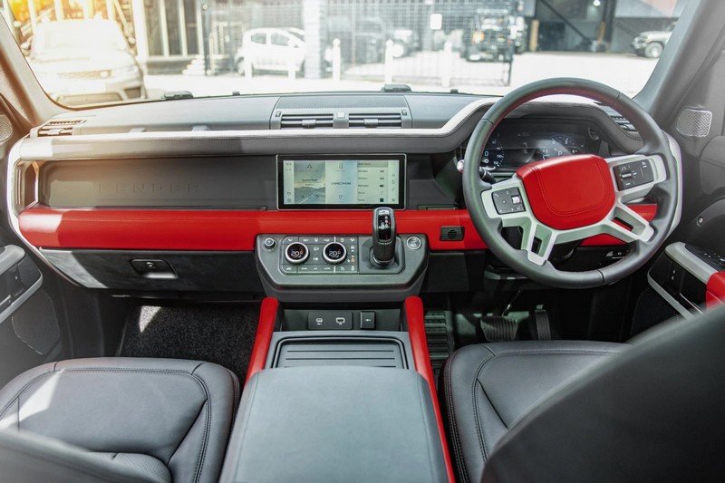 Project Kahn Environment 3: Middle & Lower Interior - Volcanic Red for 2020+ Defender 110 - Image 7