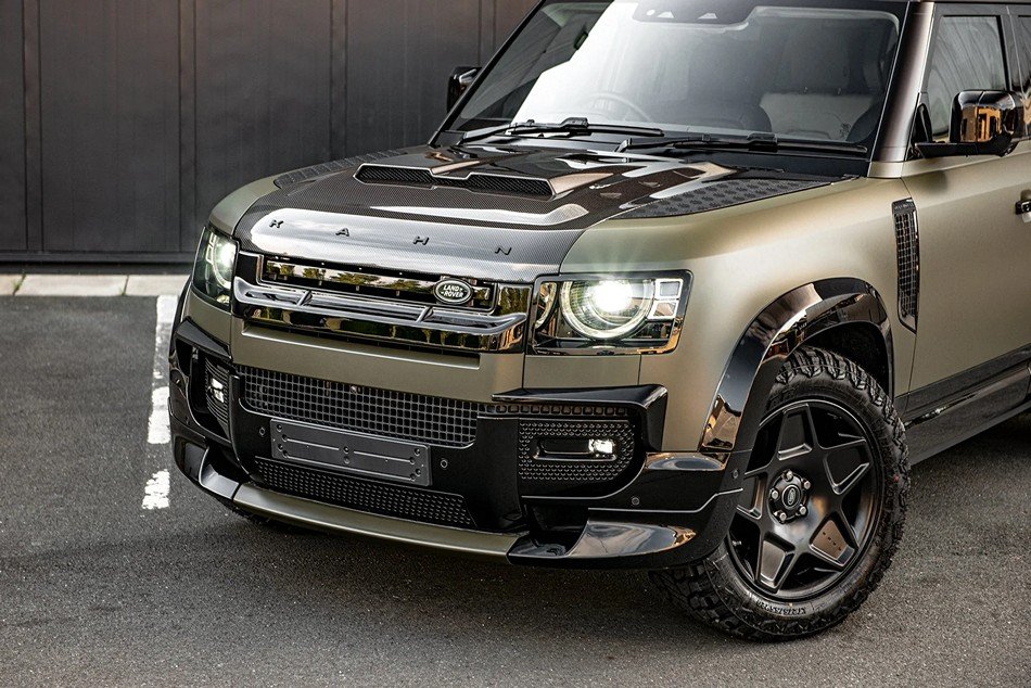 Project Kahn Mondial Retro RS-Forged Light Alloy Wheels - 9x20" Satin Black for 2020+ Defender 90/110/130