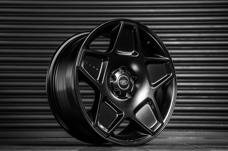 Project Kahn Mondial Retro RS-Forged Light Alloy Wheels - 9x20" Satin Black for 2020+ Defender 90/110/130 - Image 15