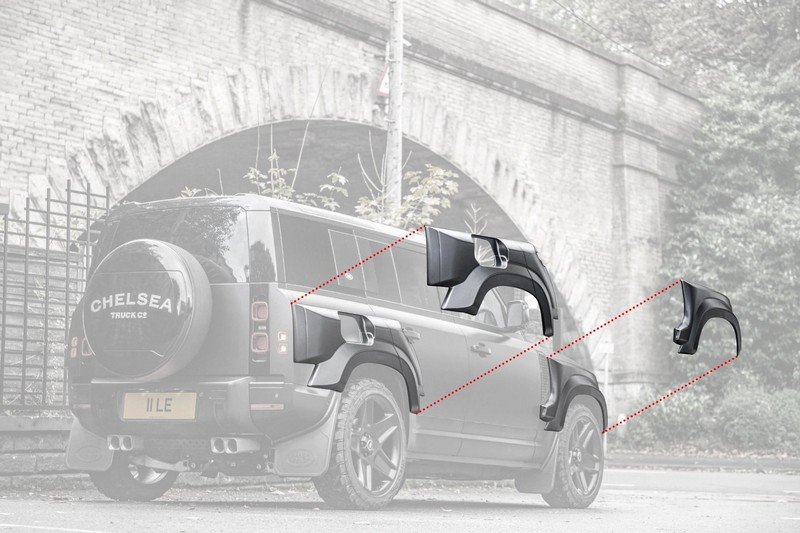 Project Kahn Wide Track Tailored Conversion for 2020+ Defender 110 - Image 2