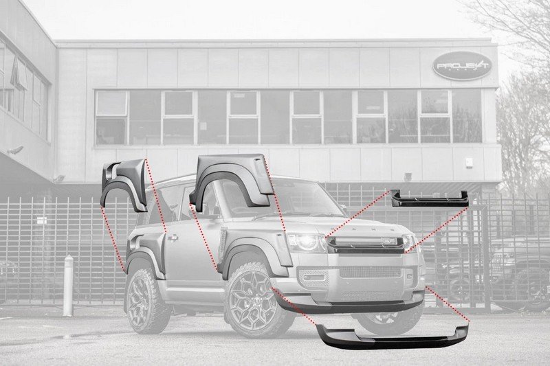 Project Kahn Wide Track Tailored Conversion for 2020+ Defender 90 - Image 2
