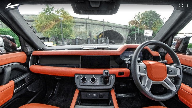CTC 7 Seats Comfort Leather Interior 360° Tour - Volcanic Orange for 2020+ Defender 110 - Image 3