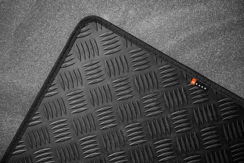Project Kahn Chequered Rubber Floor Mats for Defender 90 - Image 4