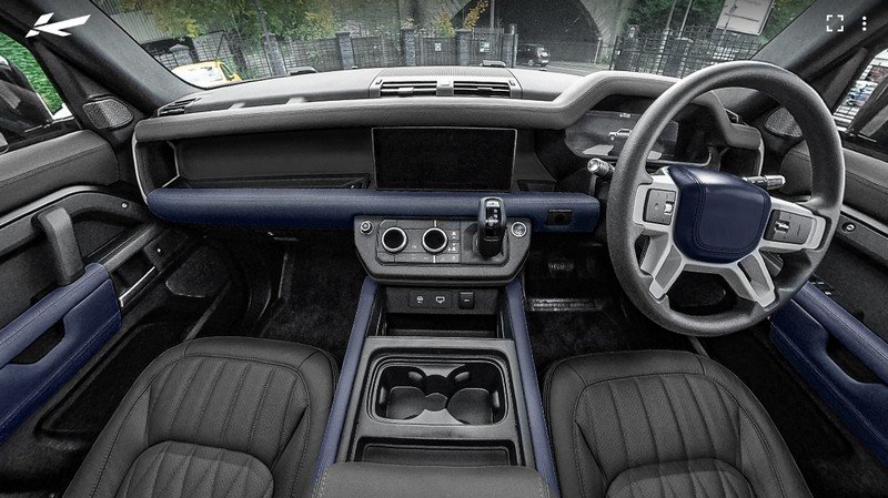 Land Rover Defender 110 (2020–Present) Environment 3: Middle and Lower Interior – Volcanic Blue By CTC
