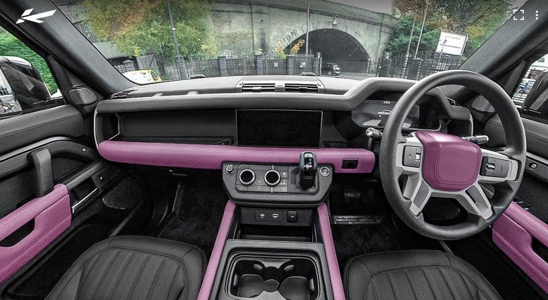 Land Rover Defender 110 (2020–Present) Environment 3: Middle and Lower Interior – Volcanic Pink By CTC