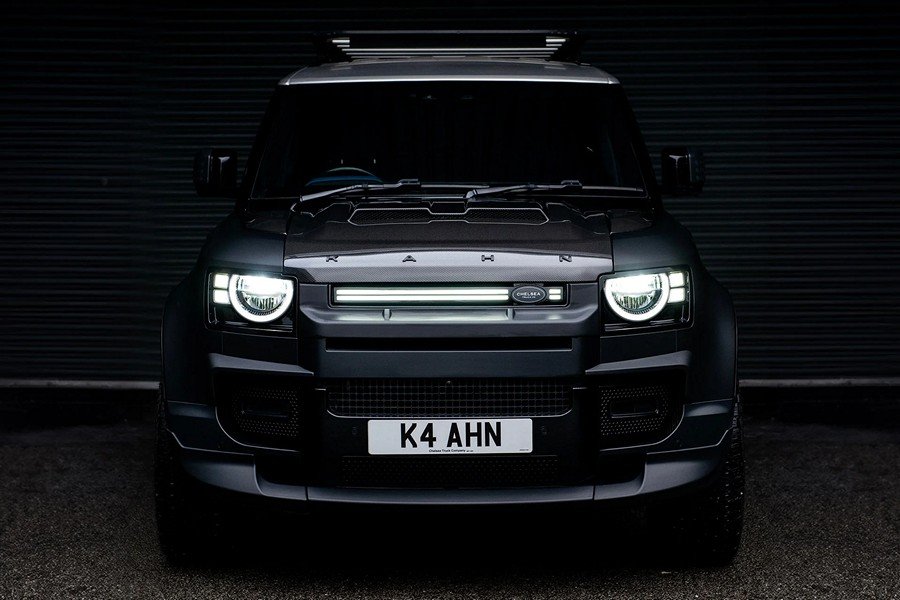 Chelsea Truck Company Front Grille with Integrated LED Lightbar for 2020+ Land Rover Defender 90/110/130