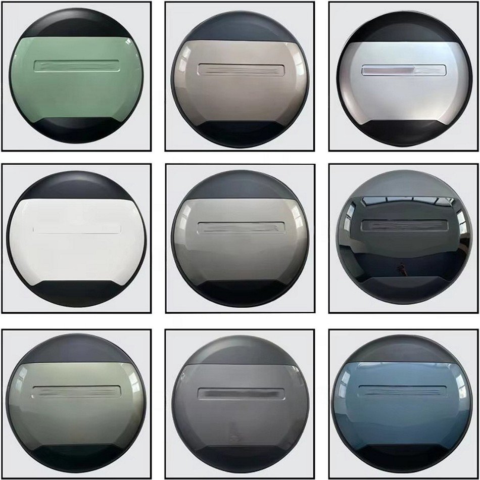 OE Design Grey Spare Wheel Cover with Logo for 2020+ Land Rover Defender 90/110/130 - Image 2