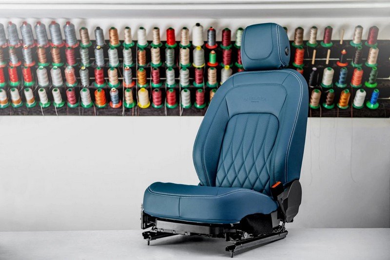 Chelsea Truck Company Volcanic Blue Comfort Leather Interior for 2020+ Defender 130 - Image 2