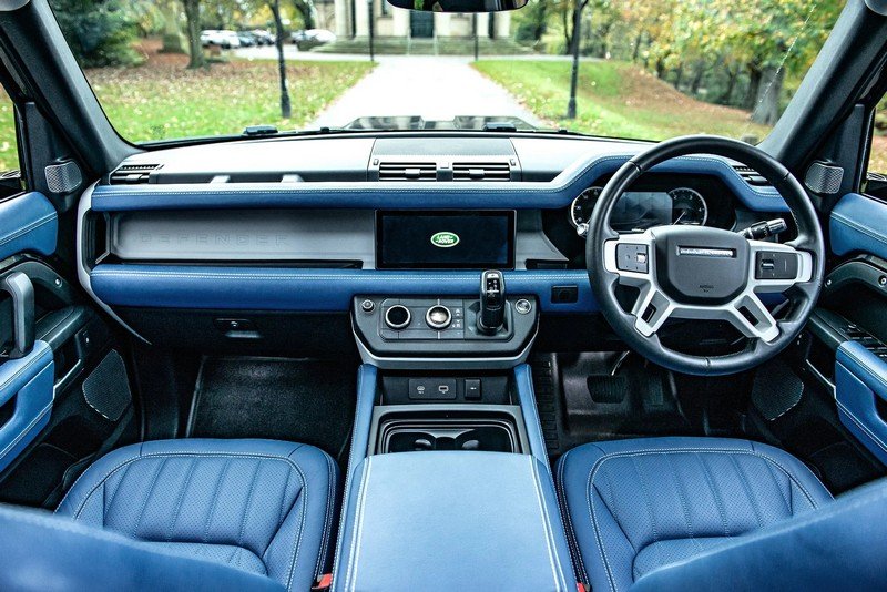 Chelsea Truck Company Volcanic Blue Comfort Leather Interior for 2020+ Defender 130 - Image 13
