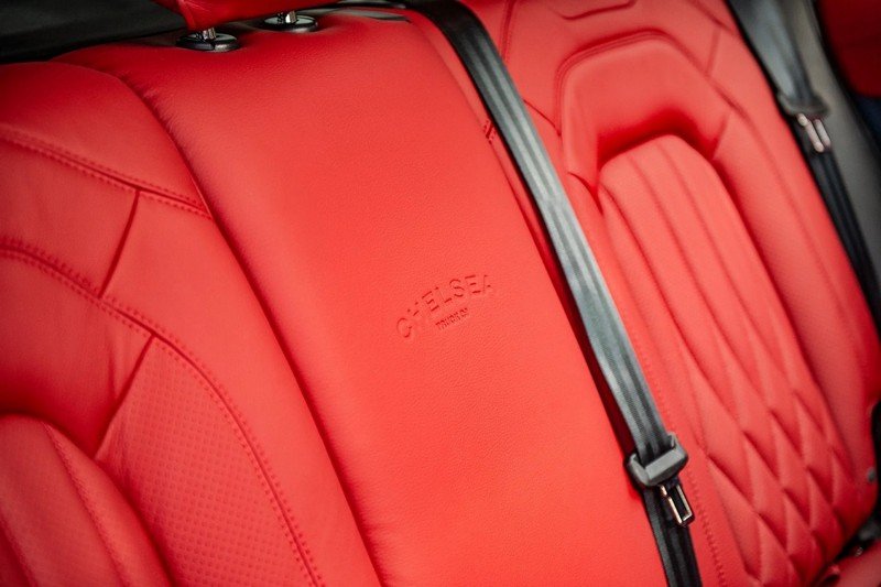Chelsea Truck Company Volcanic Red Comfort Leather Interior for 2020+ Defender 130 - Image 11