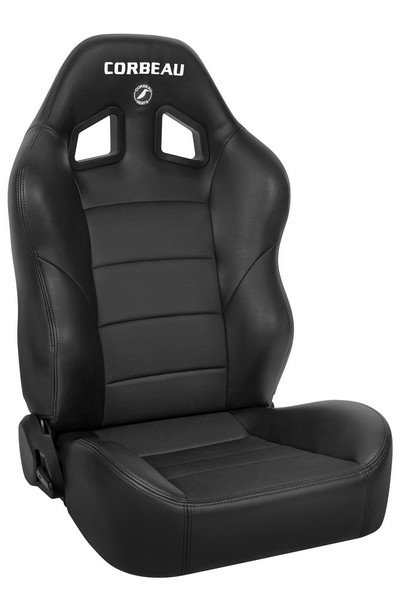 Baja XRS Black Vinyl/Cloth Reclining Suspension Seat