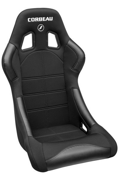 Corbeau Forza Black Cloth - Fixed Back Racing Seat