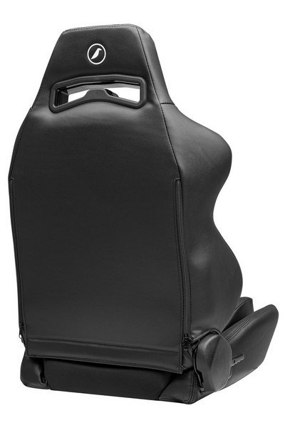 Corbeau LG1 Black Vinyl/Cloth - Reclining Seat - Image 3