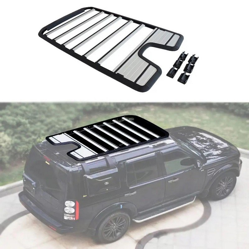 Land Rover Defender Roof luggage (Silver) for for 2020+ Defender 110 - Image 2