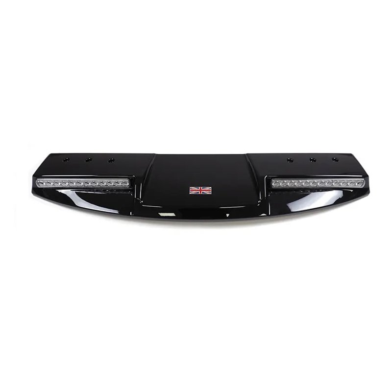 Land Rover Defender Brilliant Black Long Style Front Roof Wing Spoiler Trunk with LED Light for 2020+ Defender 90/110