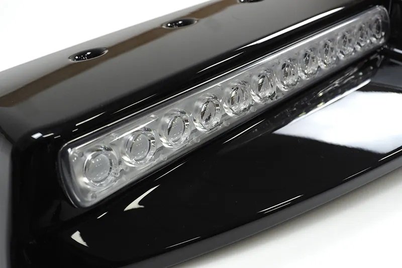 Land Rover Defender Brilliant Black Long Style Front Roof Wing Spoiler Trunk with LED Light for 2020+ Defender 90/110 - Image 4