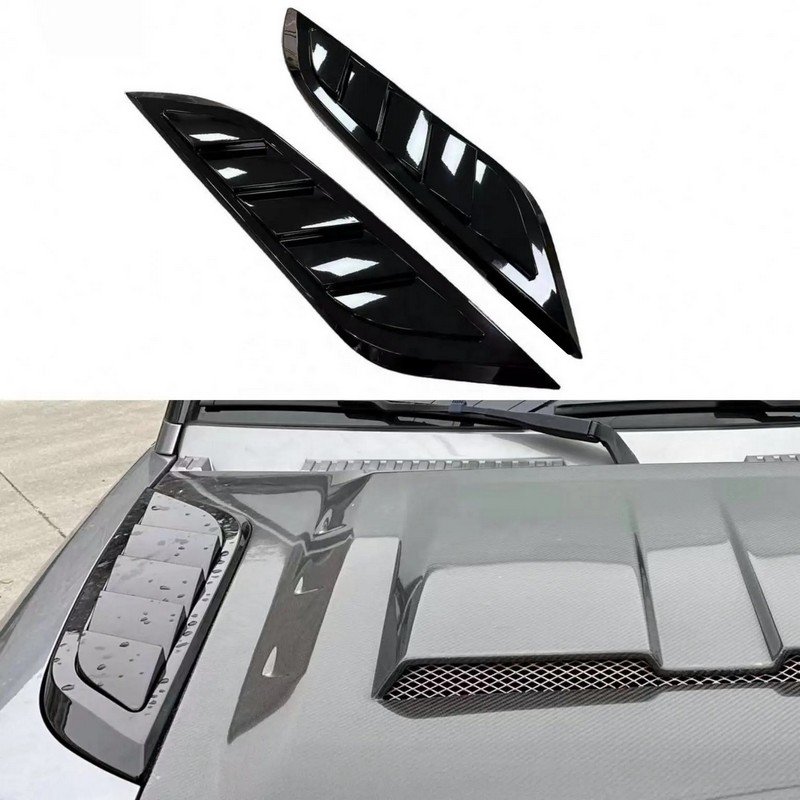 Land Rover Defender Side Bonnet Trim Panel Cover (Gloss Black) for 2020+ Defender 90/110 - Image 2