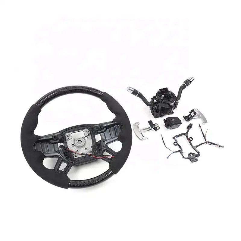 Carbon Fiber Steering Wheel for 2020+ Land Rover Defender 90/110/130 - Image 2