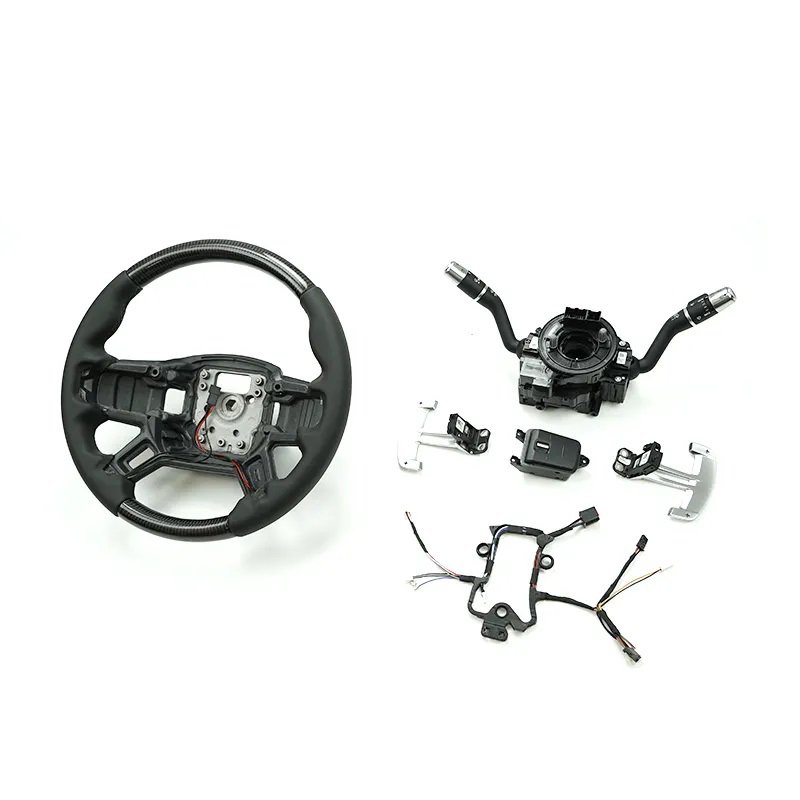 Land Rover Defender Steering Wheel (Carbon Fiber+Nappa) for 2020+ Defender 90/110 - Image 2