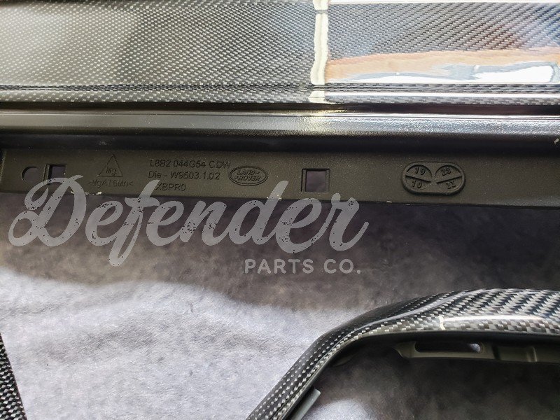 10-pc Carbon Fiber Interior Trim Kit for 2020-on Land Rover Defender 90/110/130 by evoc - Image 6