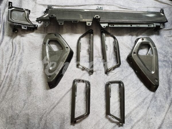 10-pc Carbon Fiber Interior Trim Kit for 2020-on Land Rover Defender 90/110/130 by evoc