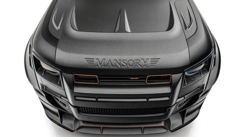 Mansory Engine Bonnet with Side Panels for 2020+ Defender 90 (3-door)