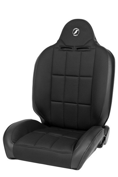Baja RS Black Vinyl/Cloth Reclining Suspension Seat