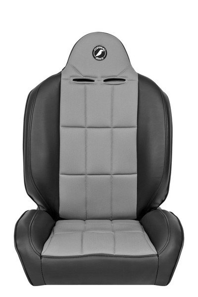 Baja RS Black Vinyl/Grey Cloth Reclining Suspension Seat - Image 3