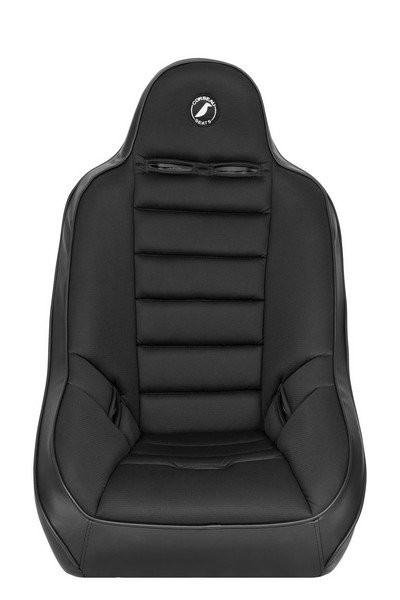 Corbeau Baja Ultra Black Vinyl/Cloth Wide Fixed Back Suspension Seat - Image 4