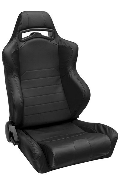Corbeau LG1 Black Leather - Reclining Seat