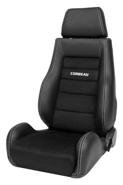 GTS II Black Leather/Microsuede Reclining Seat